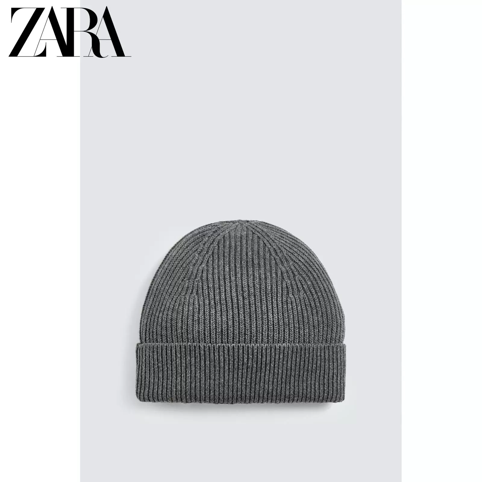 ZARA 2025 Осень Новые товары Мужская базовая вязаная шапка 3166322 800