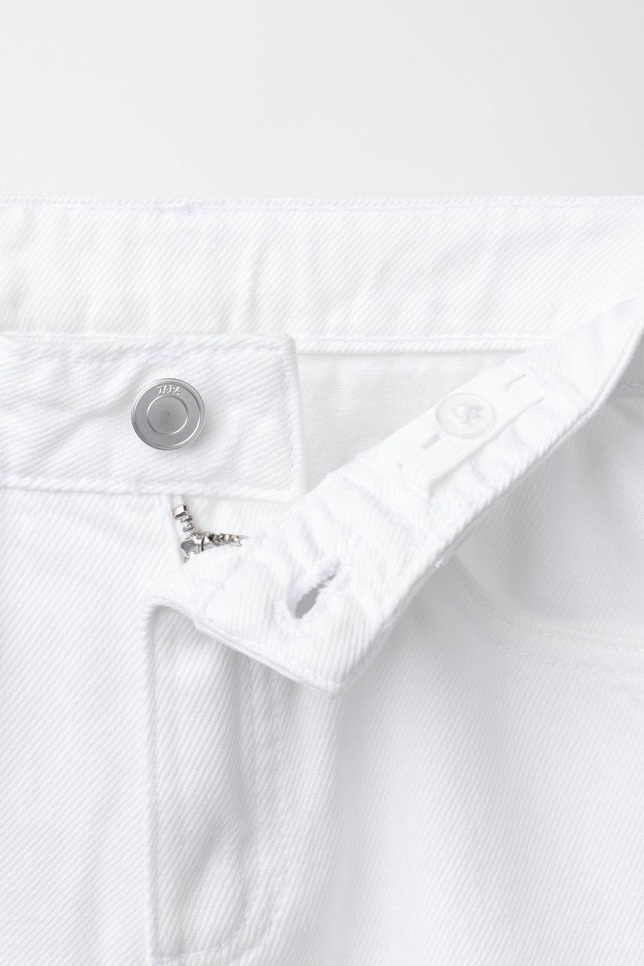 Джинсы детские zara2026春夏新品 童装女童 长款牛仔简约休闲短裤 0595630 250