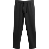 ZARA 2024 autumn and winter new products mens black jogging cotton slim straight casual trousers 7147405