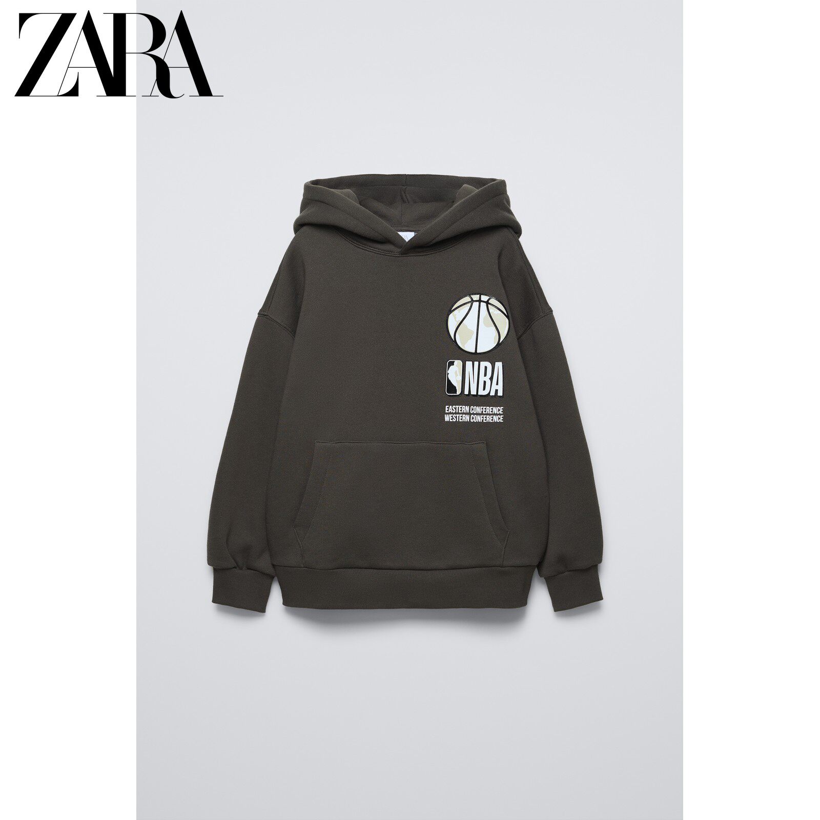 ZARA折扣季 童装男童©NBA联名款印花连帽卫衣 0962609：篮球小子的潮流新宠！-卫衣-淘宝好物网