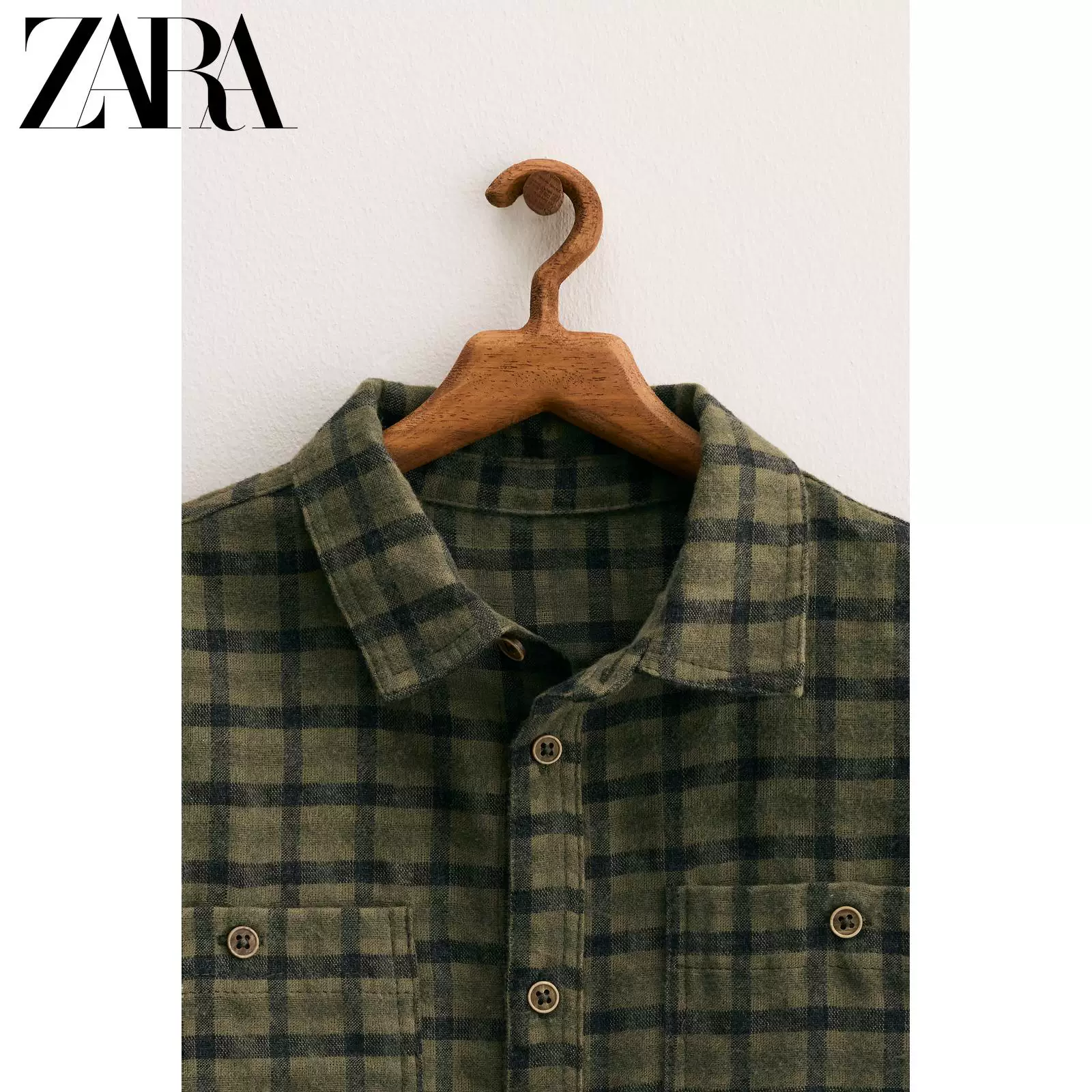 ZARA 2026 весна-лето новые продукты для малышей и котят ZARA TIMELESS клетчатая рубашка 1025788 527