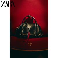 ZARA 2026 spring and summer new arrivals men's bag embellished with charm details decorated hand-held crossbody bag 3609720 800