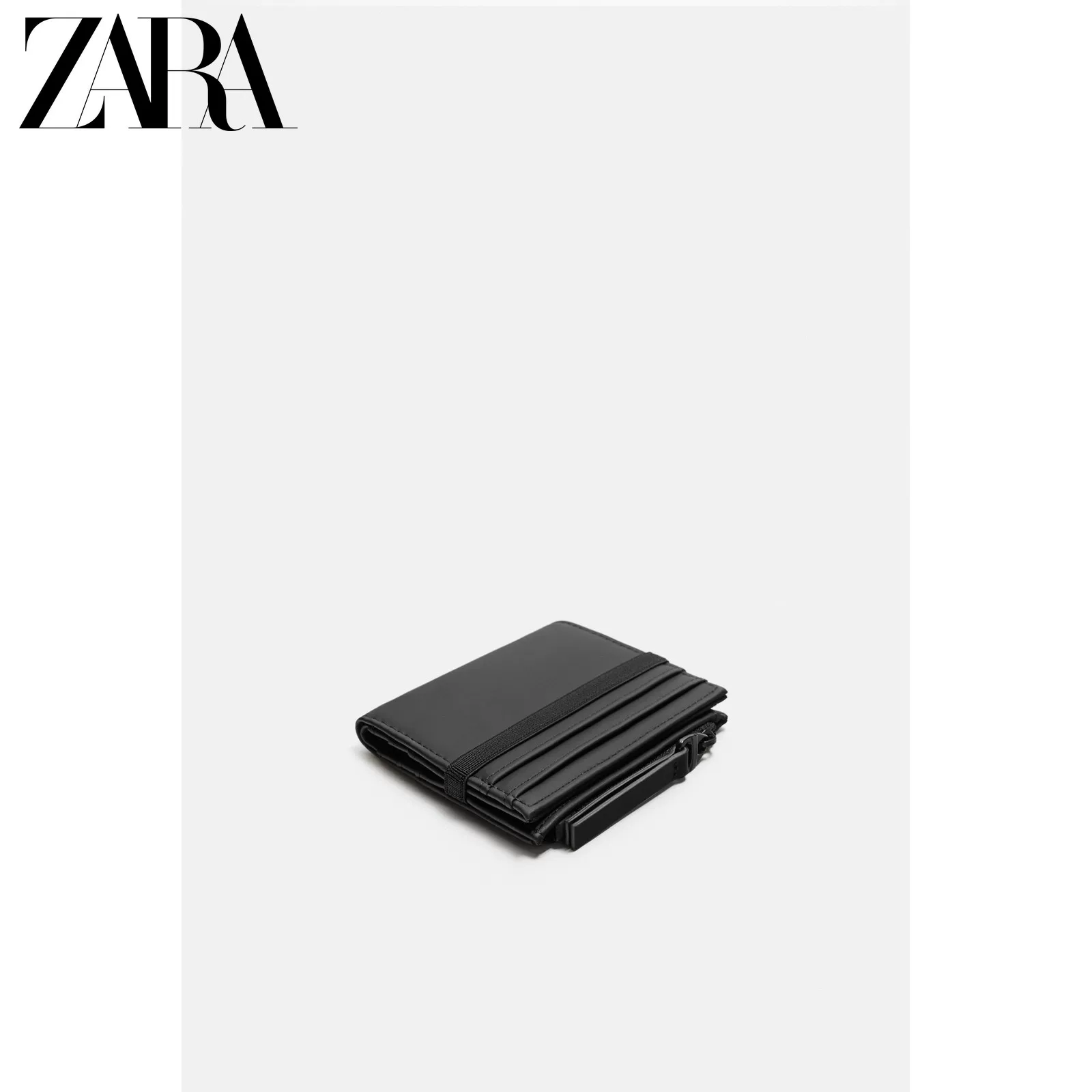 ZARA 2025 летние новые товары мужская сумка ламинированный декоративный слой портмоне с монетами 3801620 800