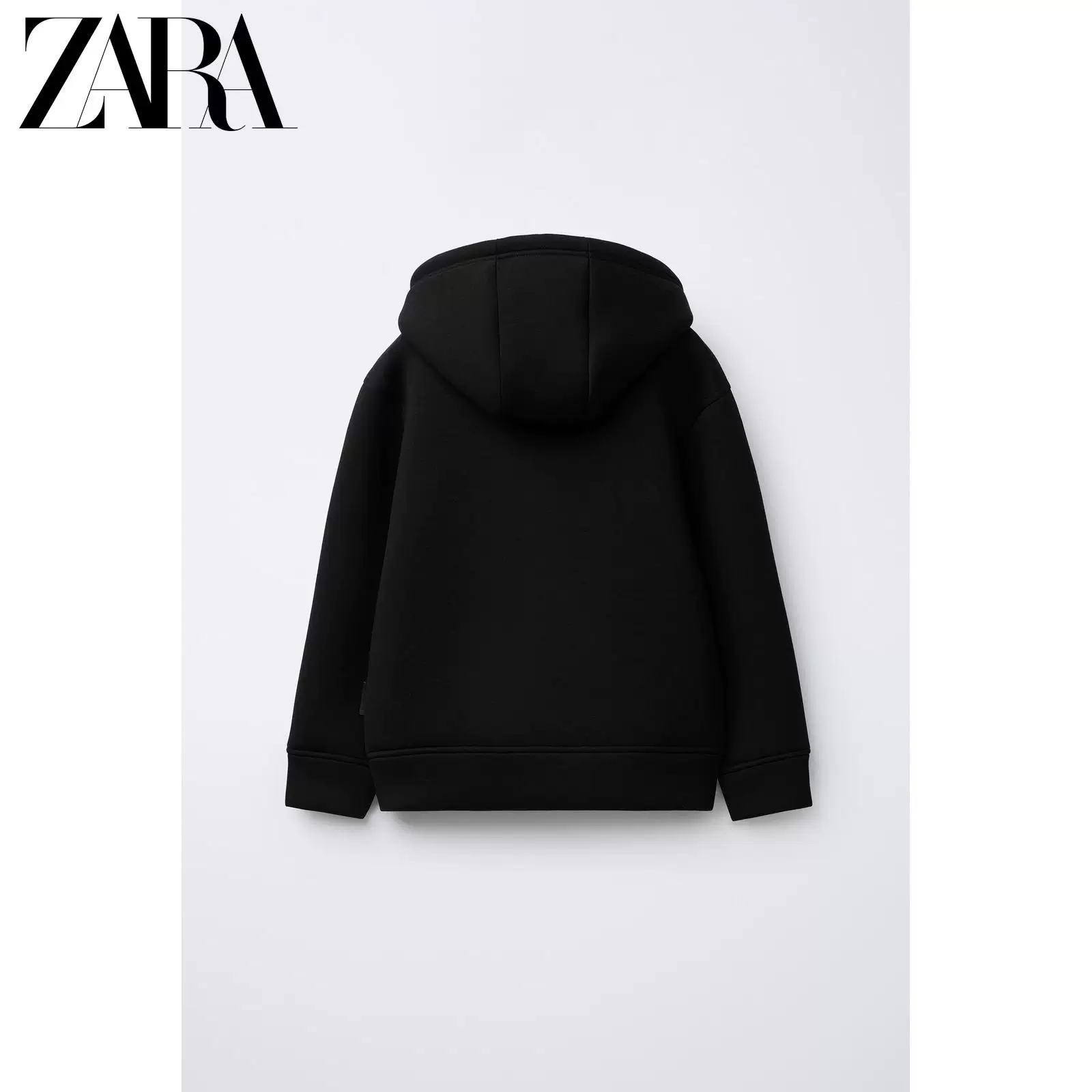 ZARA Летняя одежда с капюшоном, кардиган на молнии, длинный рукав