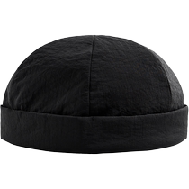 ZARA 2024 Autumn New Products Mens Black Technical Fabric Short Knitted Hat 9065329 800