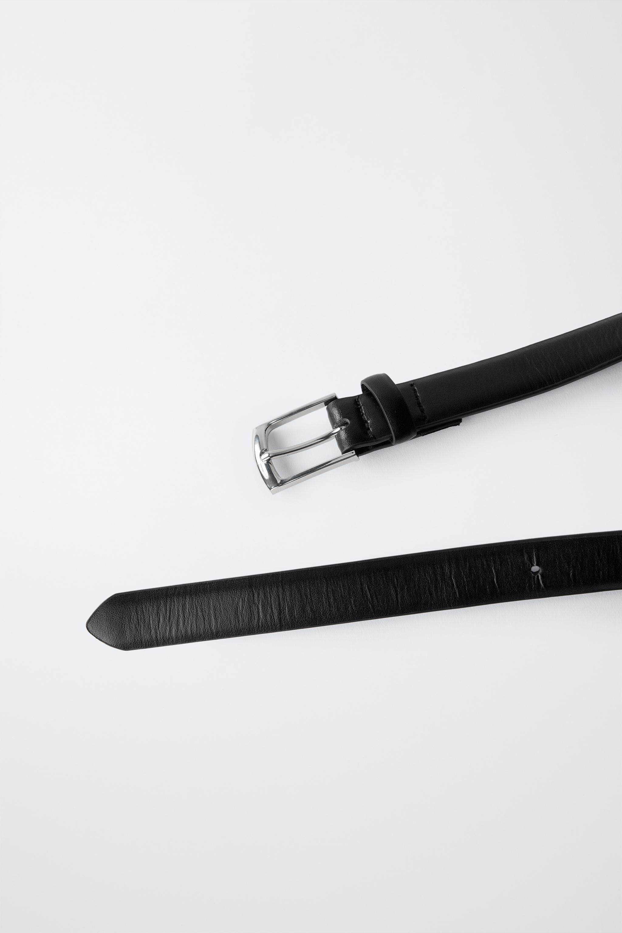 Пояс zara2025秋季新品 童装 皮革搭扣百搭休闲闭合腰带 1296652 800