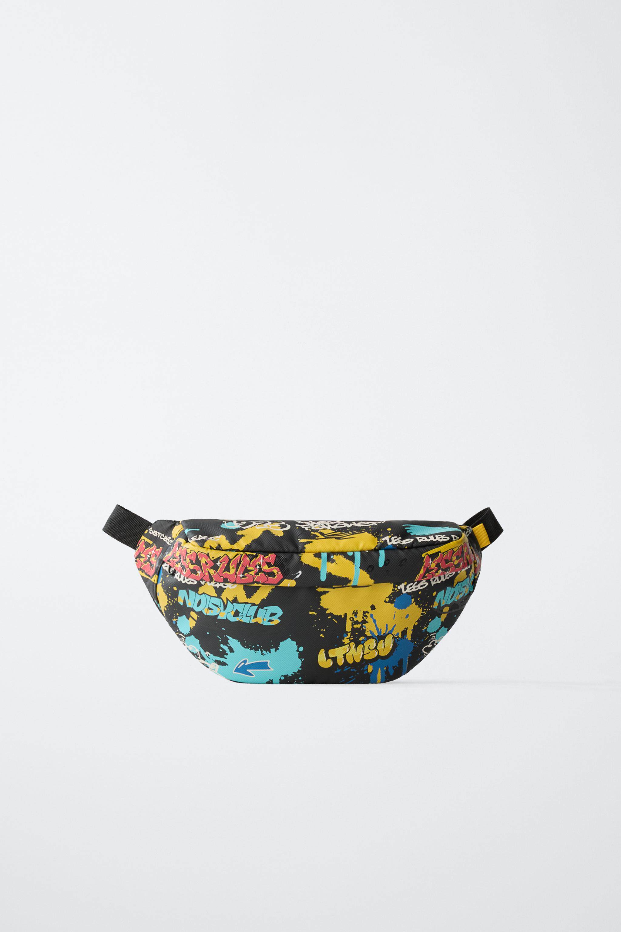 Сумка zara2026春夏新品 儿童包男童 涂鸦印花时尚休闲腰包 1415730 800