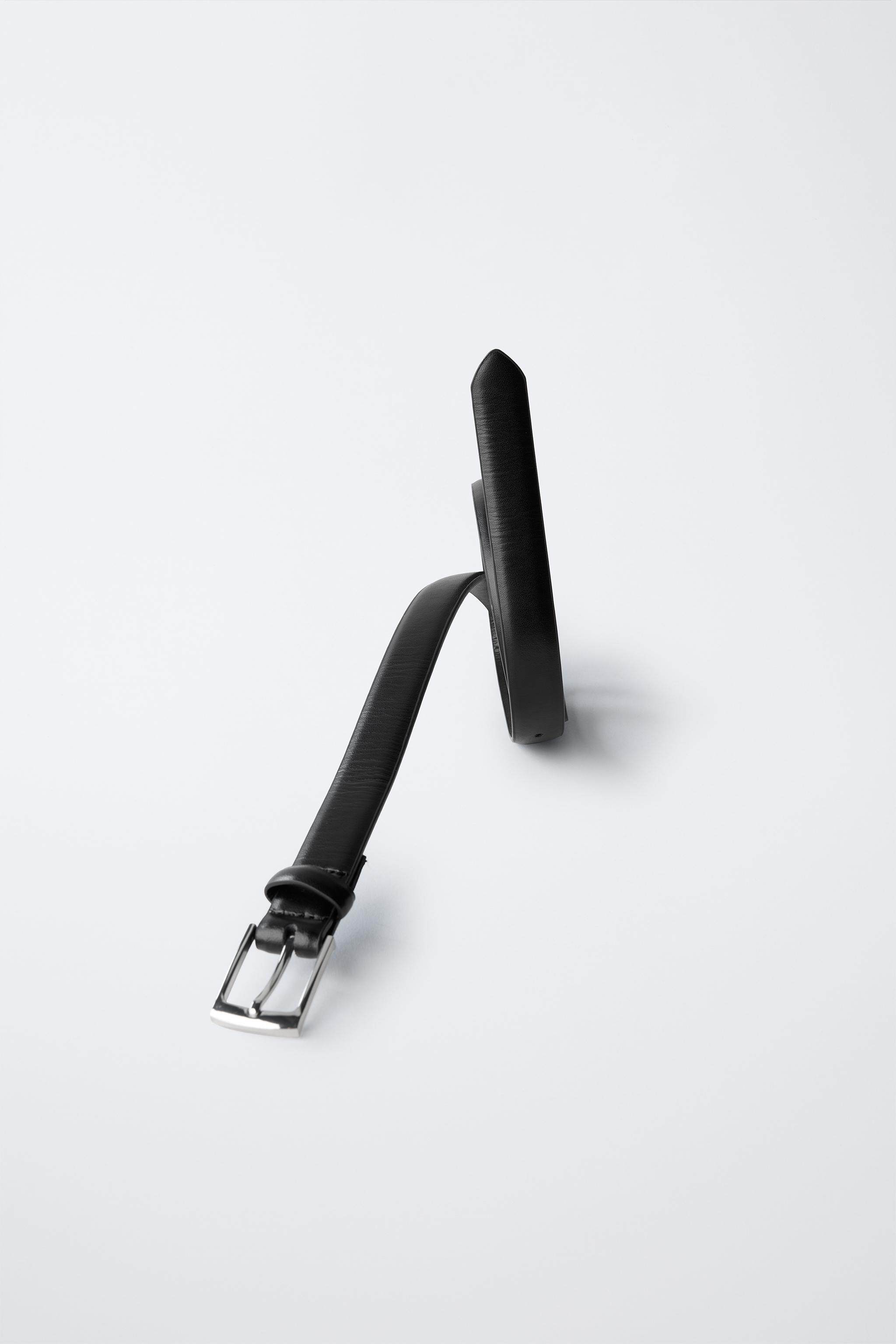 Пояс zara2025秋季新品 童装 皮革搭扣百搭休闲闭合腰带 1296652 800