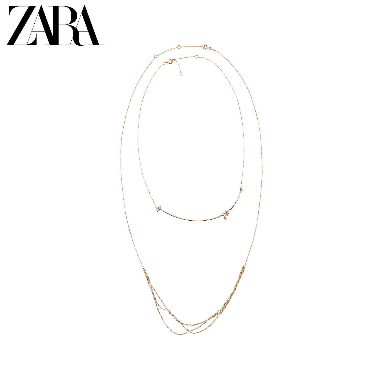 ZARA 2026 новая весна и лето Вкус женщины 2 кусок минималистский свет ожерелье 1856069 303