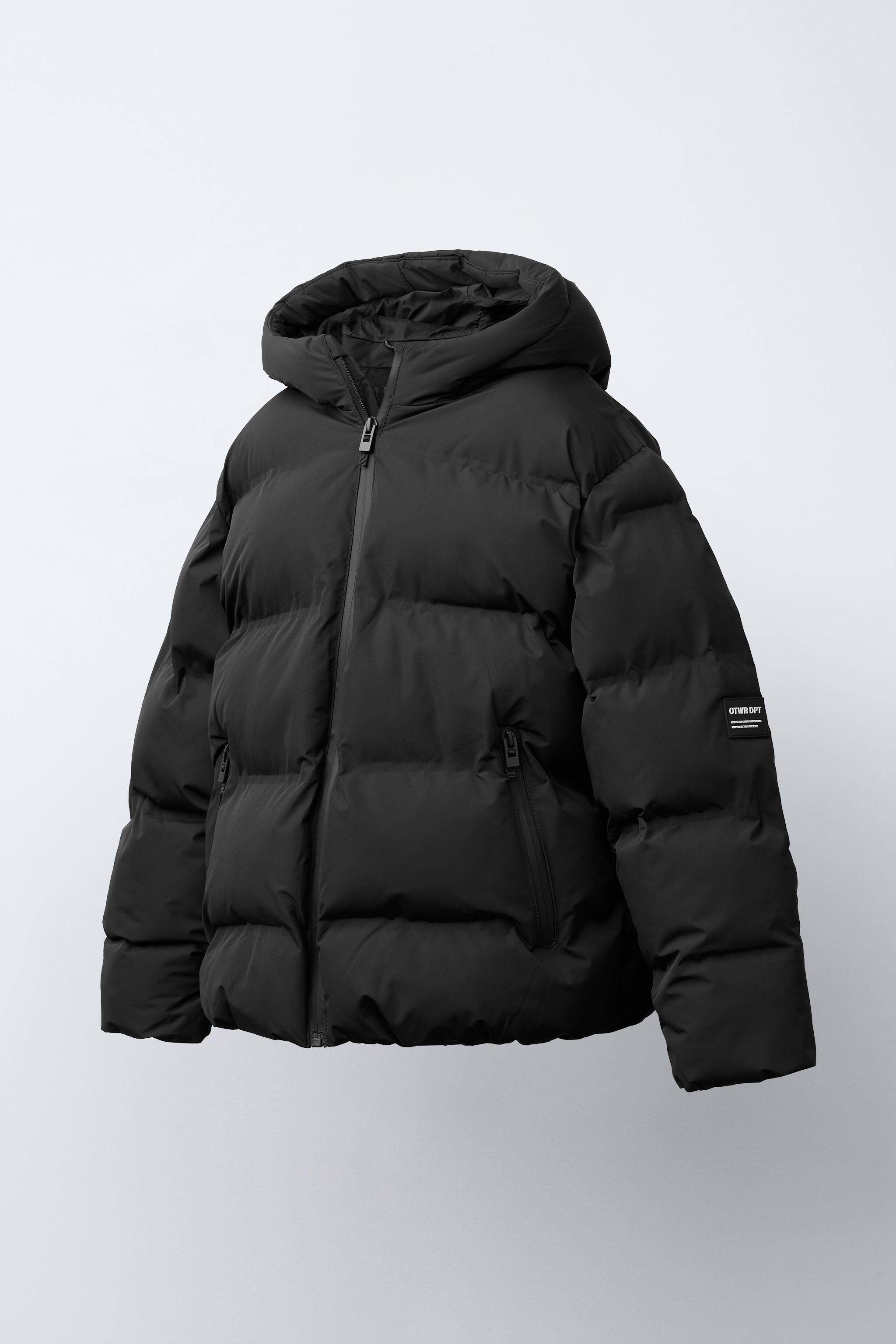 ZARA Лыжная летняя одежда, удерживающий тепло пуховик с капюшоном, куртка 