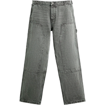 ZARA 2024 autumn and winter new products mens loose cotton washed carpenter style casual pants with pockets 0108335