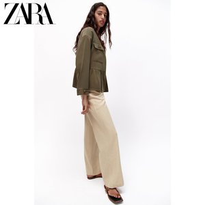 ZARA 新款 女装 叠层装饰外套 03046068505