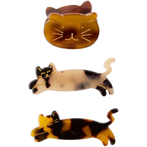 ZARA 2024 Autumn New Products Childrens Clothing Cute Cat Shape Hair Clip 2326732 760