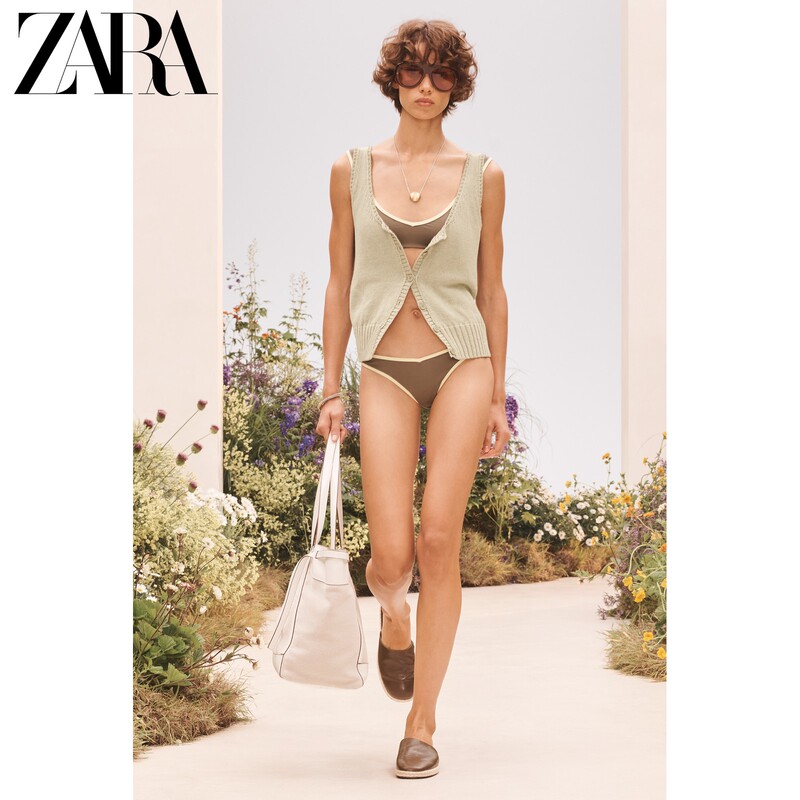 Zara2026 Early Autumn New Products Women's Clothing Srpls Series Sleeveless Round Neck Knitted Vest 5755907 526