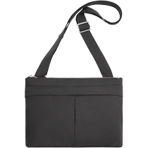 ZARA24 Spring New Pint Mens bag Black Pocket Rocket Nylon Slented Satchel Envelope Envelope 3527