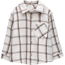ZARA 2024 autumn and winter new products baby boys and toddlers plaid casual long-sleeved shirt jacket 3338247 712