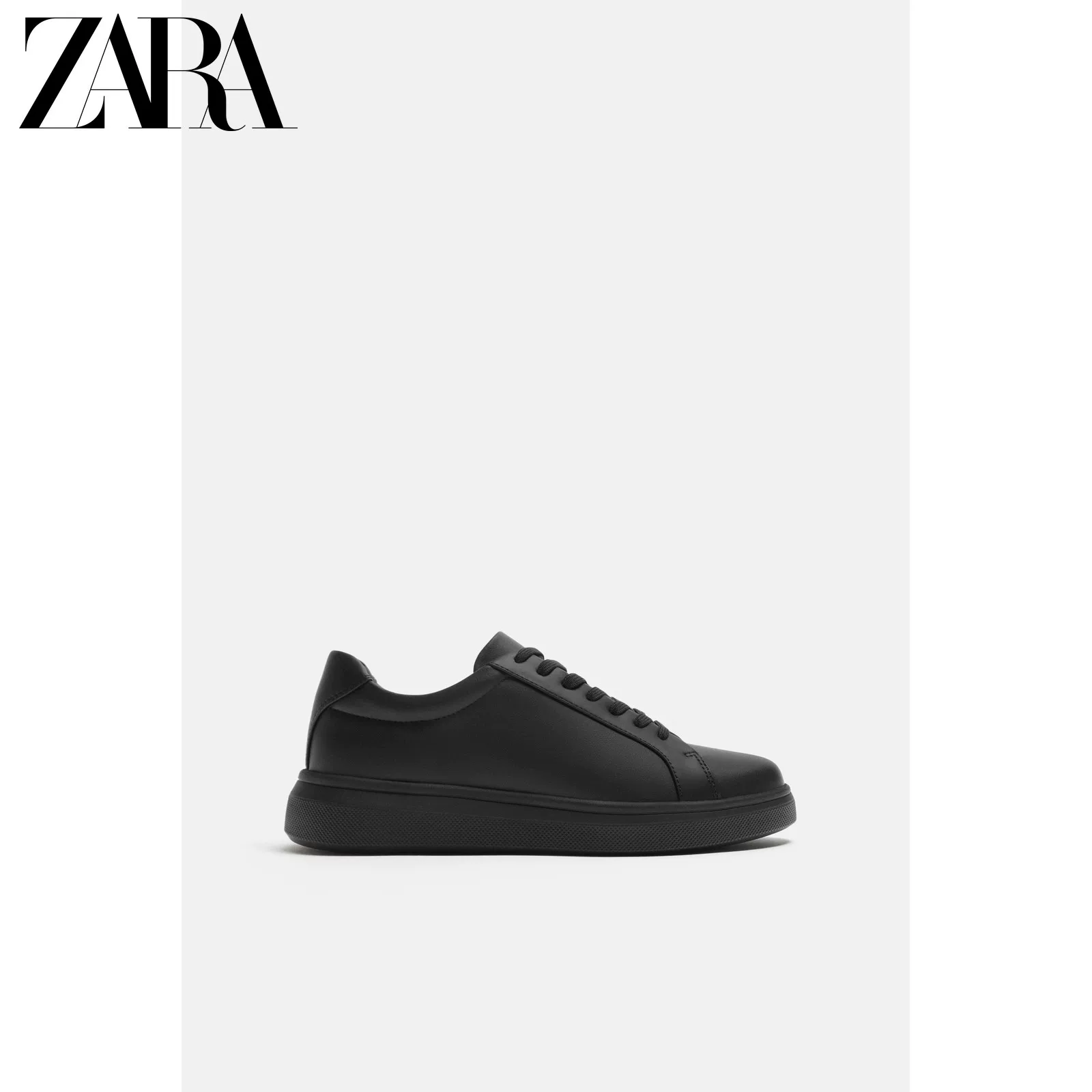 ZARA Новая коллекция мужские кроссовки однотонные простые толстая подошва повседневные кроссовки 2215520