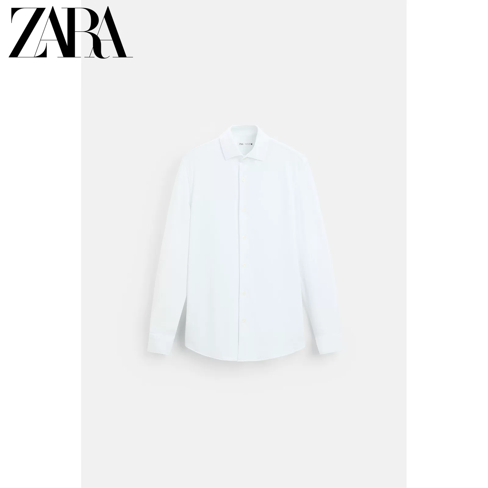 ZARA Summer multicoloured elastic shirt, slim fit