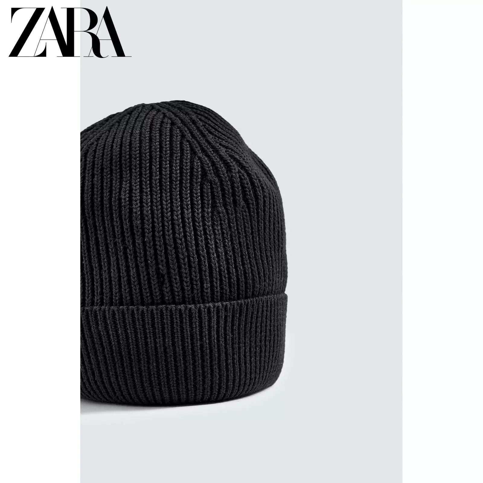 ZARA 2025 Осень Новые товары Мужская базовая вязаная шапка 3166322 800