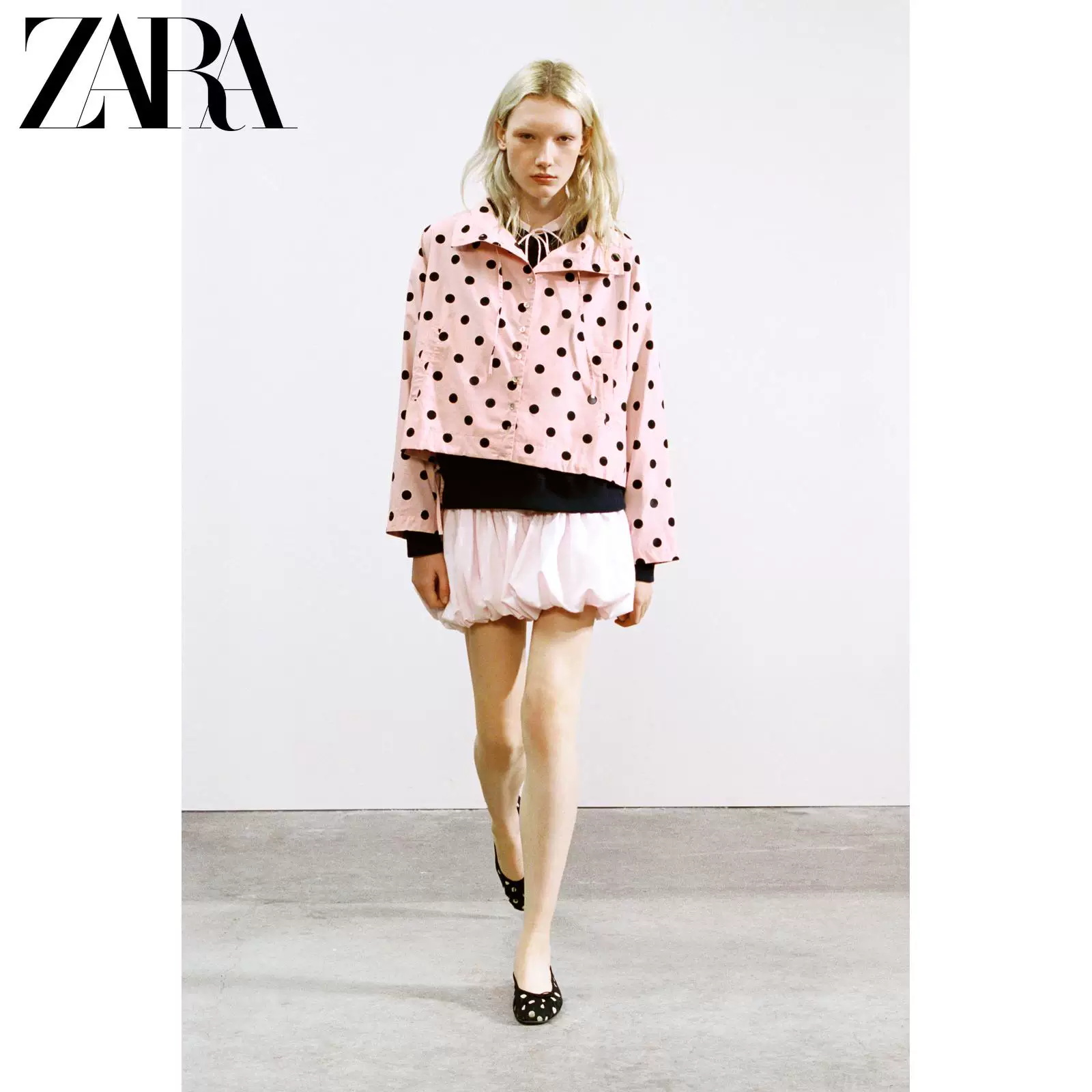 ZARA 2026 TRF レディース ピンク ジャケット 4341730 644