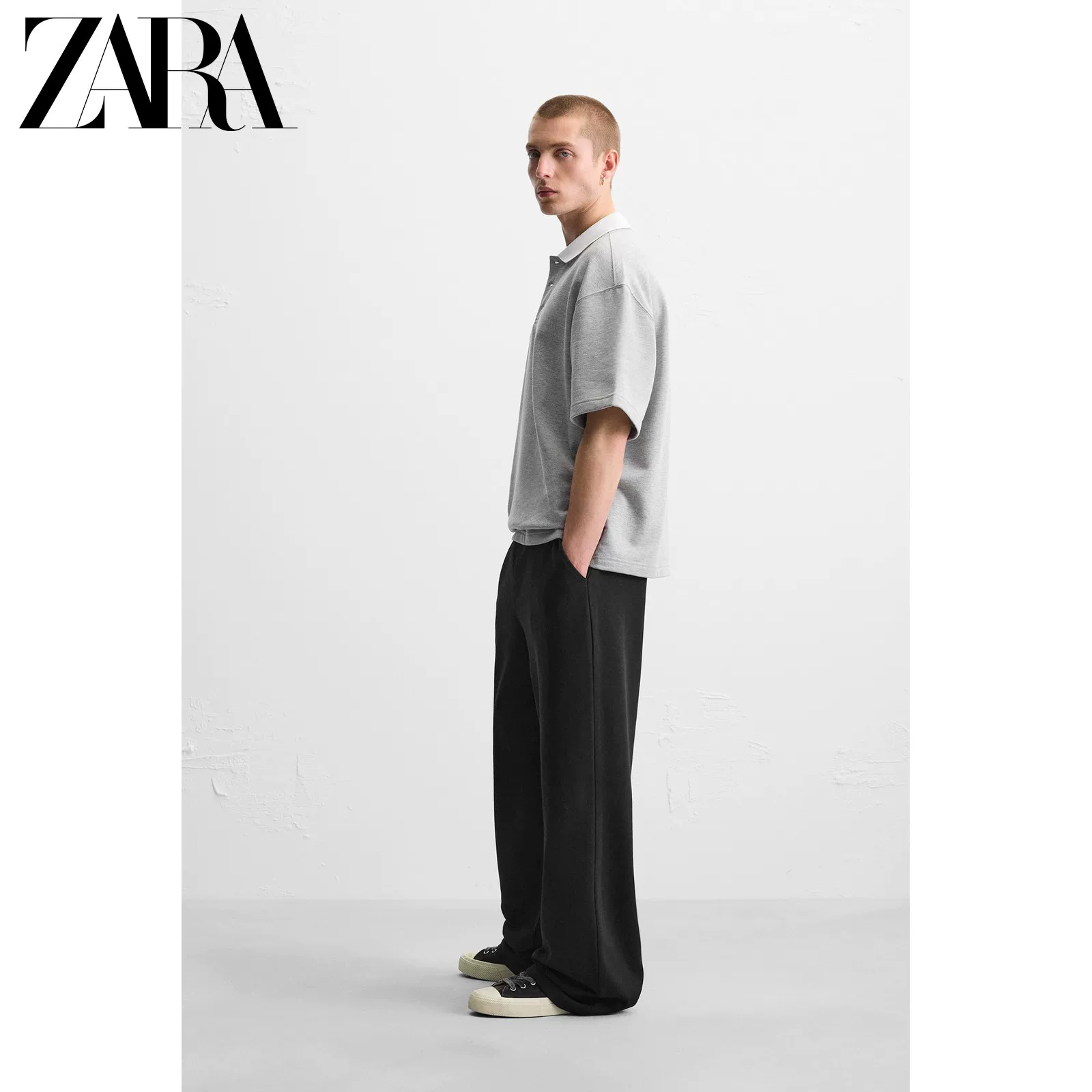 Новые мужские широкие спортивные брюки ZARA 0761440 800