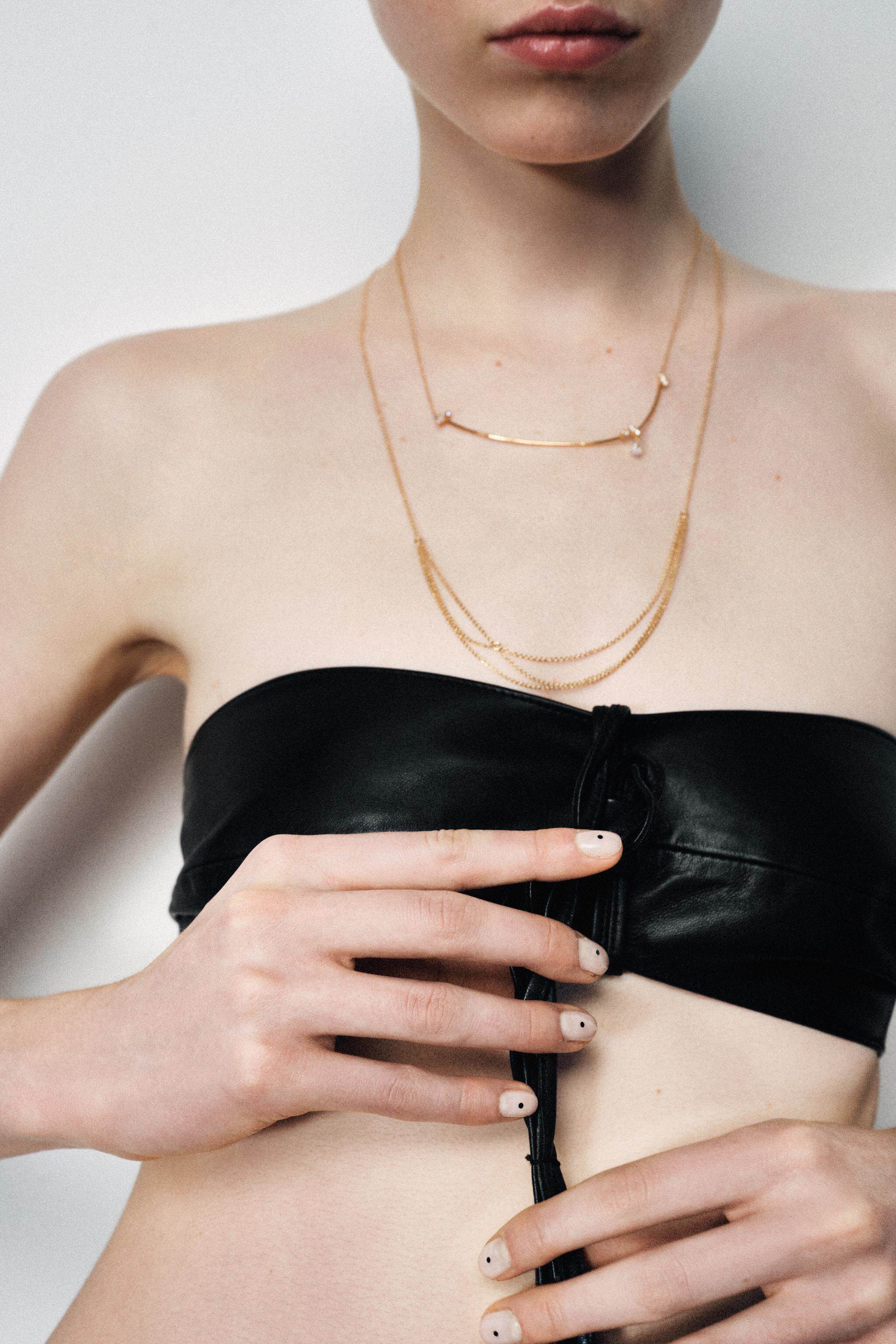 Ожерелье zara2026春夏新品 女装 2件装极简亮光项链 1856069 303 Ожерелье zara2026春夏新品 女装 2件装极简亮光项链 1856069 303