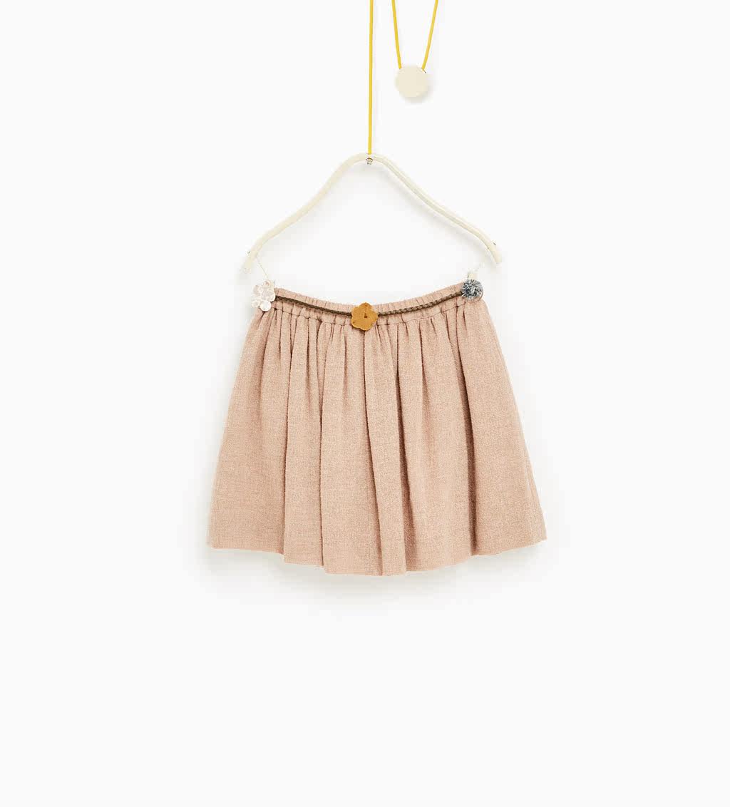 Jupe fillette ZARA en mélange - Ref 2048902 Image 17