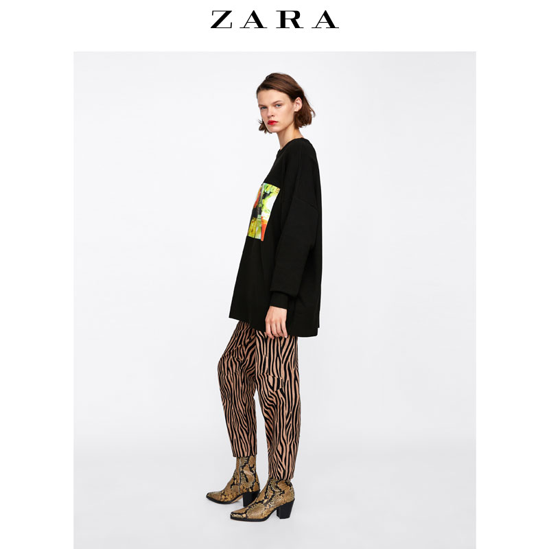 Sweatshirt femme ZARA - Ref 3213937 Image 2