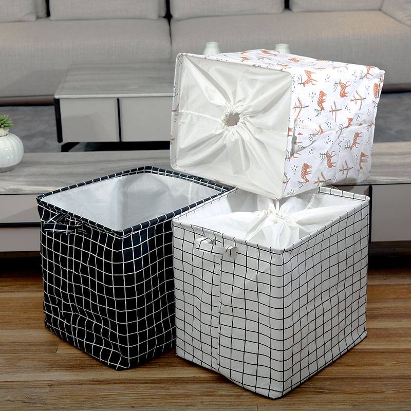 Large and small containing basket Three sets of oversized number of winter clothes over the season clothes cotton quilts with dirty laundry containing baskets net red D