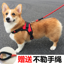 Horse Dog Traction Rope Special Slip Dog Traction Rope Teddy Fou Kirky Small And Medium Dog Pet Supplies Chest Back L