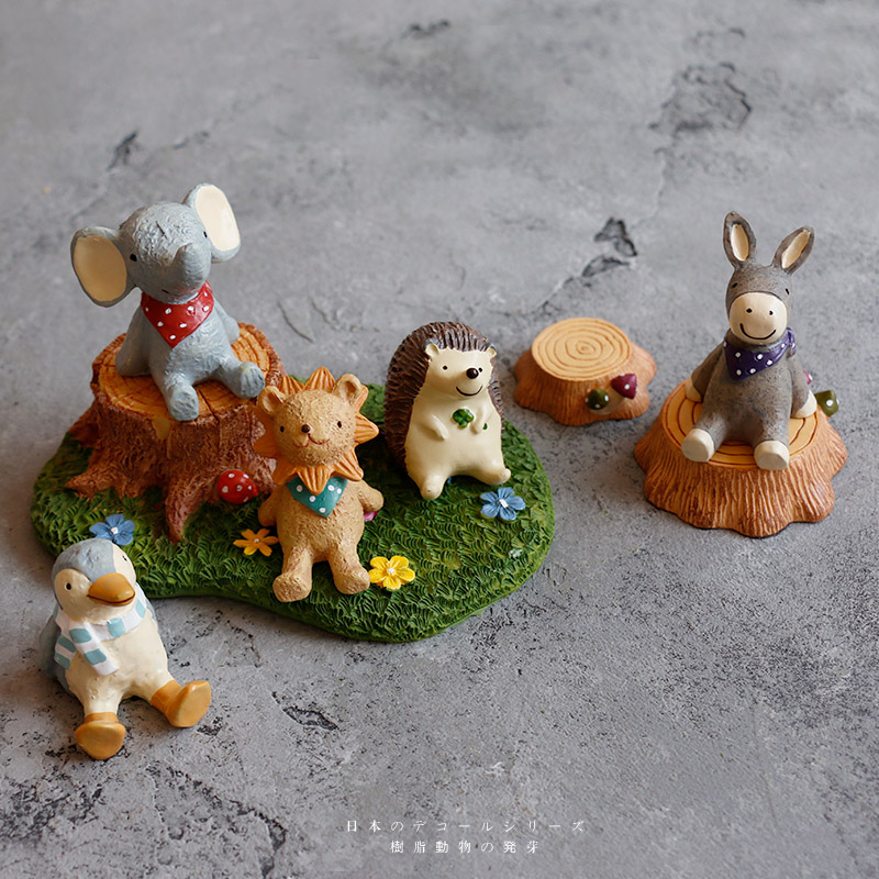 {木 苼} sáng tạo dễ thương nhựa thủ công động vật nhỏ zakka chữa lên bầu trời sao trang trí đạo cụ quà tặng xây tường trang trí phòng khách