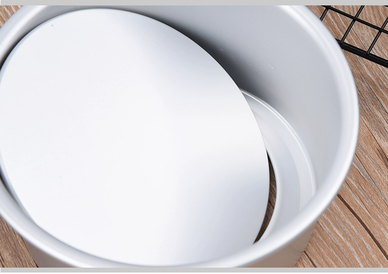 Anode nhôm 4 inch sáu / 6 inch tám / 8 inch để làm bão bánh mousse sống dưới đáy nhà dụng cụ làm bánh - Tự làm khuôn nướng