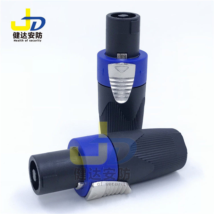 Professional four-core sound connector with plug socket Notre-sound line Canon connector power amplifier speaker Ohm head
