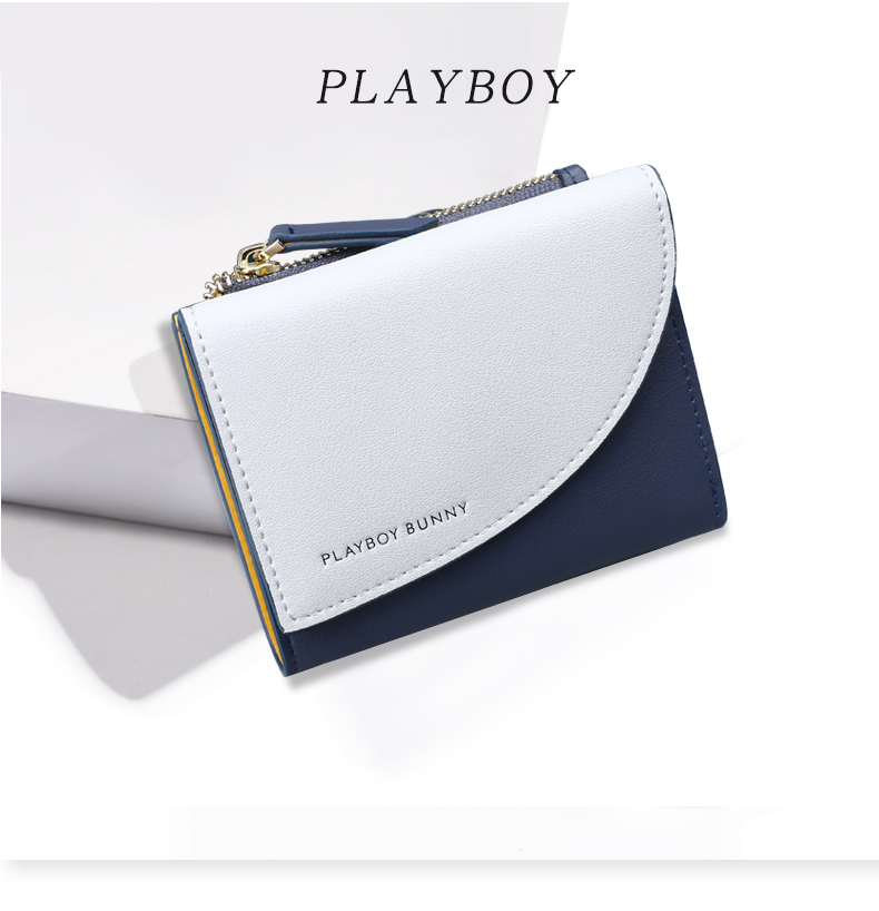 Playboy Coin Purse Lady Card Pack Ngắn Nhỏ Hàn Quốc Dễ thương Dễ thương 2019 Người giữ vé thời trang mới - Ví tiền ví cầm tay