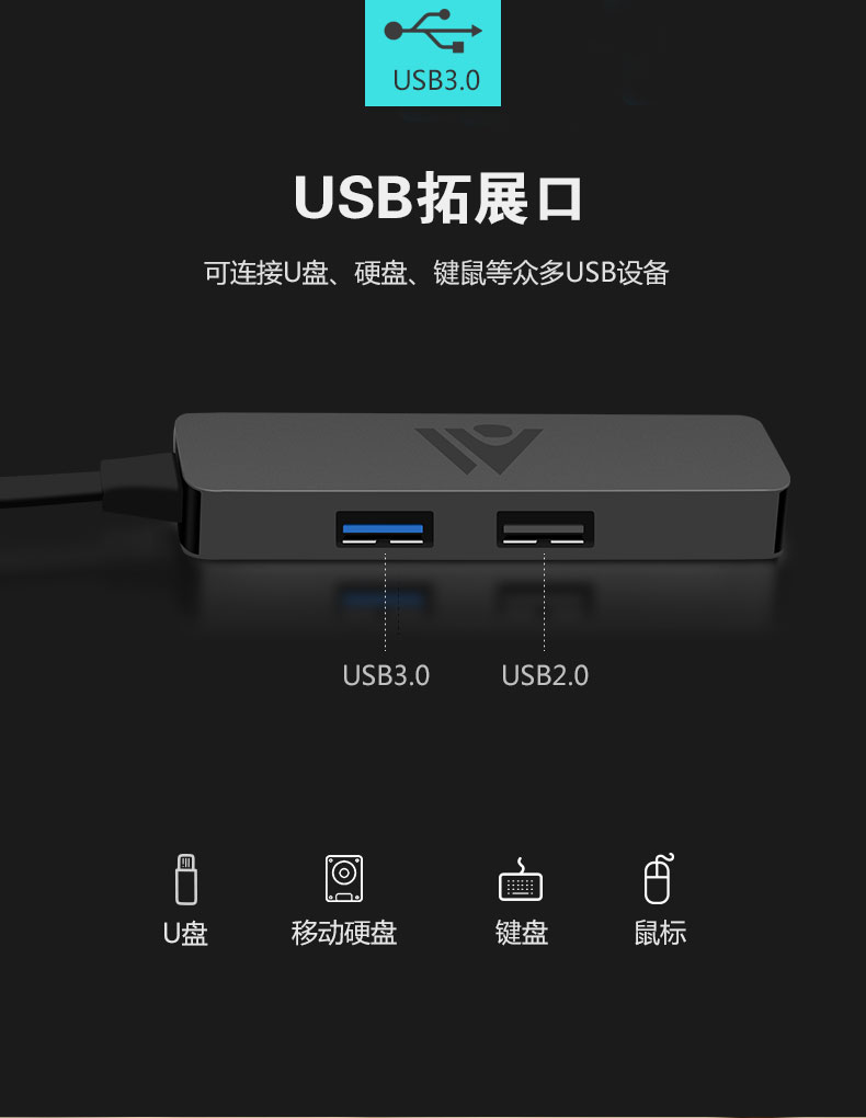 Type-C docking station để mở rộng usb-c switch HDMI của Apple máy tính xách tay MacBookPro phụ kiện chuyển đổi Huawei mate10 / P20 Nut R1 / Pro2 điện thoại bộ chuyển đổi - USB Aaccessories quạt xiaomi solove f5