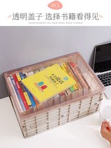 Book storage box Foldable book box Classroom with student-packed books finishing storage box High school dormitory artifact