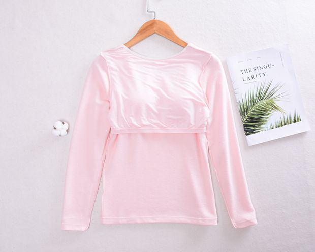 Cộng thêm bộ đồ ngủ bằng vải nhung cho nữ mùa thu dài tay phục vụ mùa thu đông với áo độn ngực Hàn Quốc Slim đáy quần áo thun nhiệt những kiểu đồ bộ may đẹp