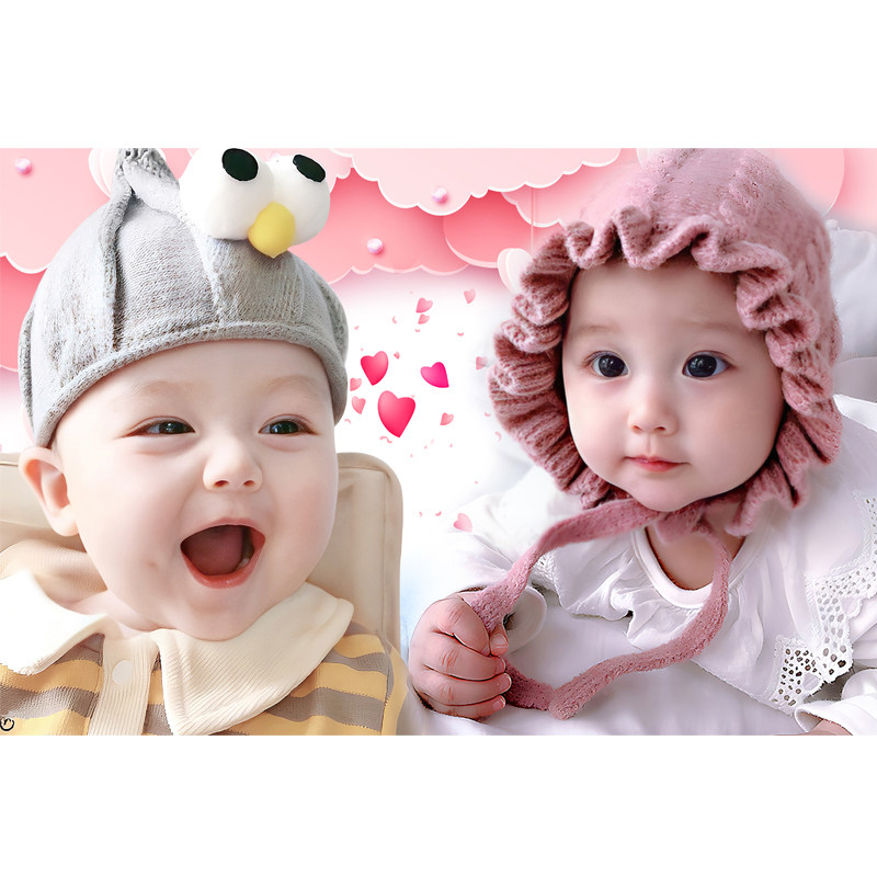 Cute baby sticker picture poster beautiful baby poster hanging painting wedding room Bedroom Preparation doll Picture Boy BB45-Taobao