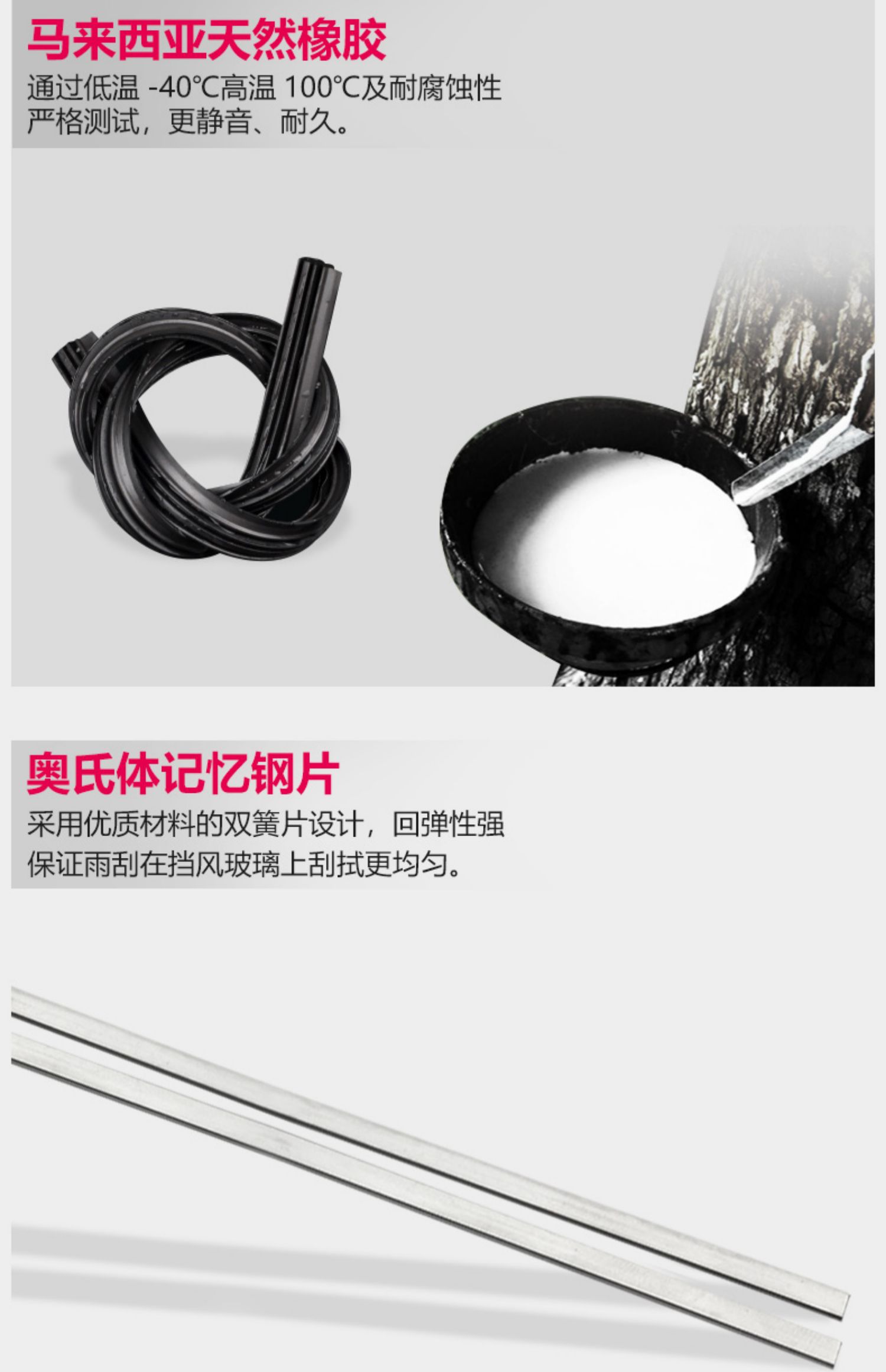 Áp dụng Cần gạt nước cho xe máy Quảng Đông Honda Feng 2012-15 kiểu 13-14 kiểu cổ điển 16 dải gạt nước không xương mới - Gạt nước kiếng cần gạt nước silicon