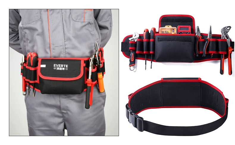Electrician Tool Bag Eo Pack Electrician Công cụ đa năng Belt Belt Belt Sửa chữa Oxford Canvas Kit - Dụng cụ cầm tay máy bắt vít cầm tay