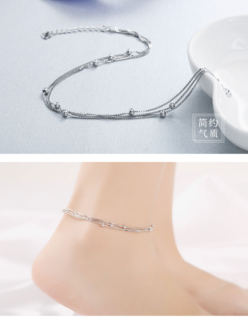 Chaine de cheville Femme SILVERDEWS    en Argenterie - Ref 3102774 Image 12