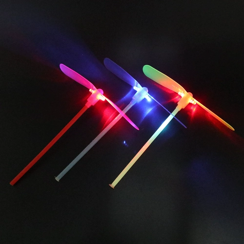 Большая мигающая рогатка, фрисби со шнуром, игрушка, стрекоза