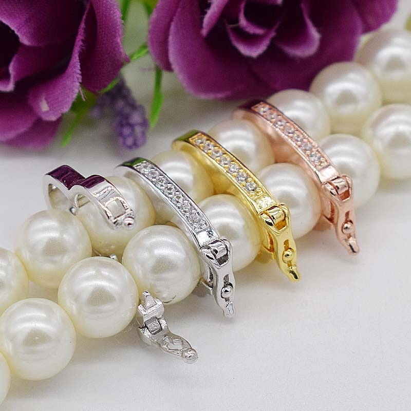 925 Silver Closed Double - row Mezzle Close Two - layer Fixed Diy Neckle Clamp Diy Necklace Mezzle
