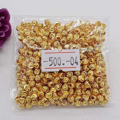 Импортные бусины, бусы, браслет из бисера, США, 14 карат, 24 карат