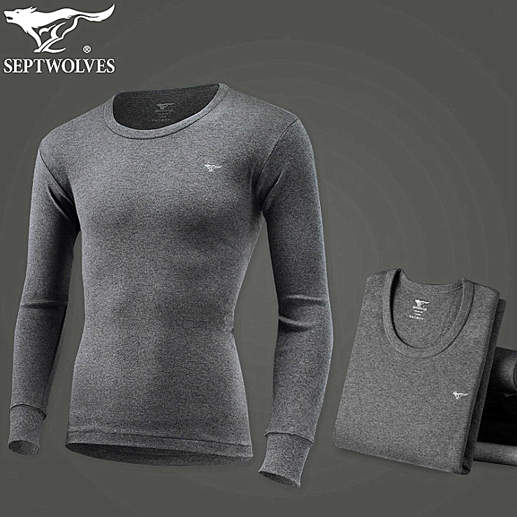 Warm Underwear Pure Cotton Men's Autumn Clothes Suit Single Piece Thin winter Tight Jacket Youth Sanitary Pants