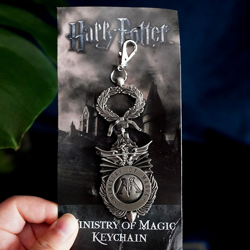  European and American Singles Harry Potter Ready-Made Magic Badge Keychain Hermione Magic Ministry