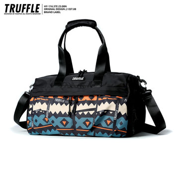Truffle Original Ethnic Style Large-Capacity Travel Bag Women's Shoulder Crossbody Bag Men's Fitness Bag Short-Distance Handbag