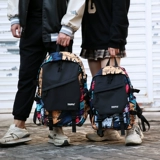 Ранец в стиле хип-хоп, трендовый вместительный и большой рюкзак, сумка через плечо, для средней школы