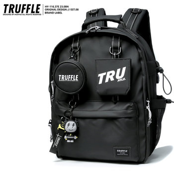 Truffle Japanese and Korean Original Niche Backpack for Male College Students, Female Large-Capacity Backpack for Middle School Students, Travel Computer Backpack