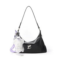 Черный + подвеска «Пудель в стиле фэнтези»